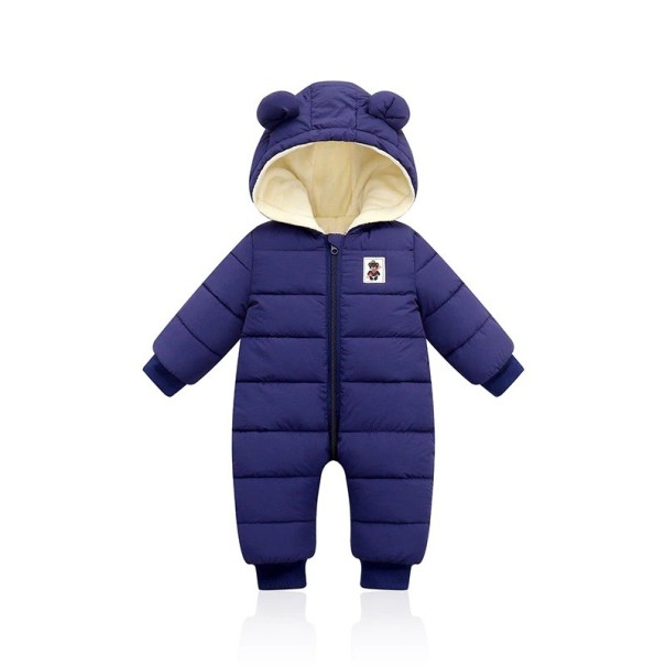 Winteroverall für Kleinkinder T2556 dunkelblau 6-9 Monate