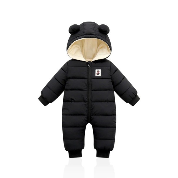 Winteroverall für Kleinkinder T2556 schwarz 3-6 Monate