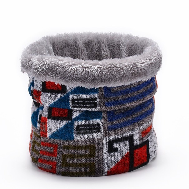Wintersjaal met patroon