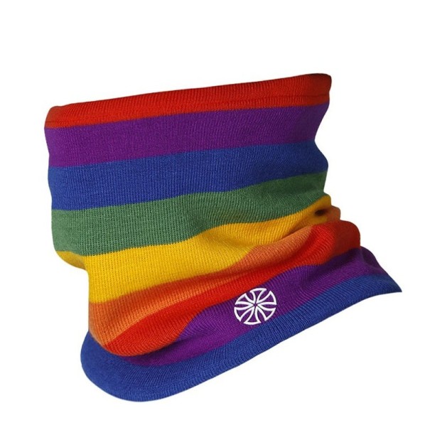 Wintersjaal met strepenpatroon
