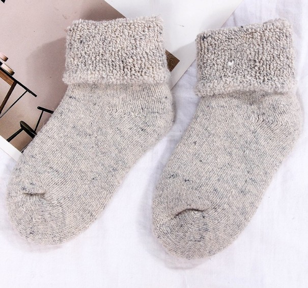 Wintersocken für Mädchen grau 0-3 Jahre