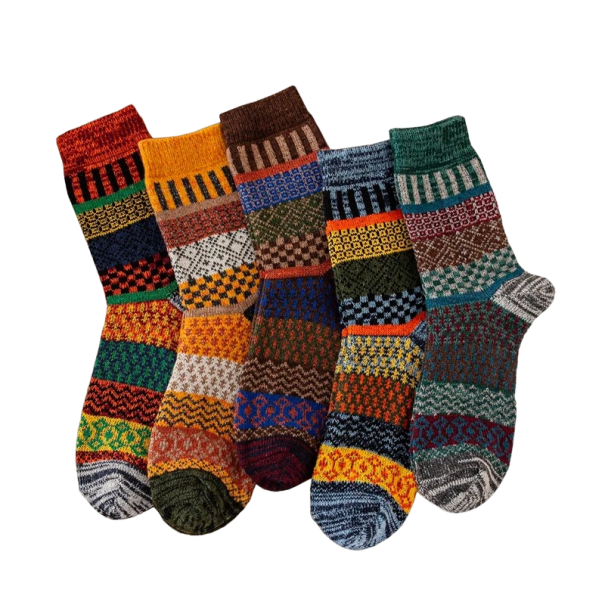 Wintersocken Unisex 5 Paar, Größe 39 - 45 V183 1