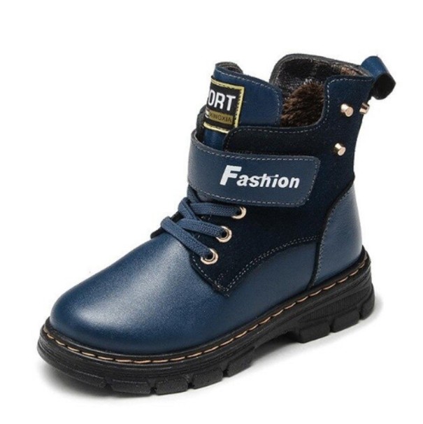 Winterstiefel für Jungen blau 35