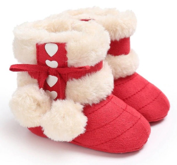 Winterstiefel für Mädchen rot 6-12 Monate