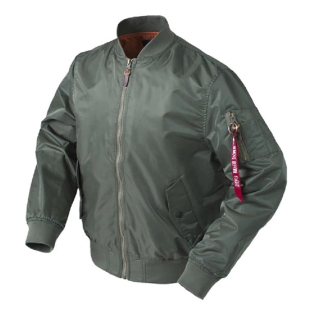 Wiosenno-jesienna unisex kurtka J3045 zielony XXL