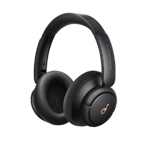Wireless Bluetooth Headphones with Microphone and Noise Cancelling Function Over-Ear Headphones Quick Pairing black