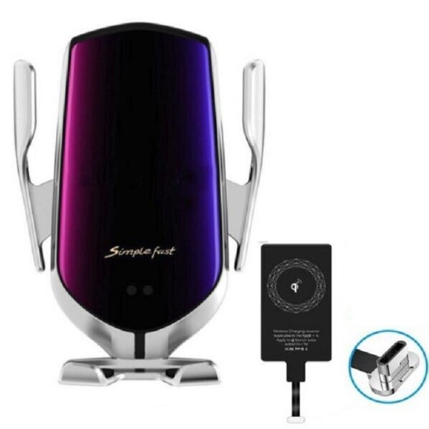 Wireless Car Charger with Receiver silver 1