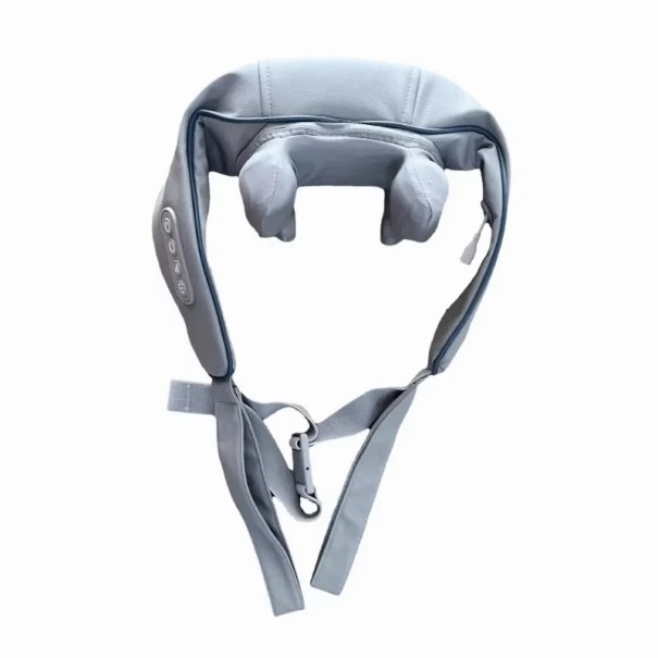 Wireless Massage Device for Neck, Back and Shoulders 20W Kneading Shawl with Trapezius Muscle Relaxation Targeted Neck Spine Massage 10min Programme 1