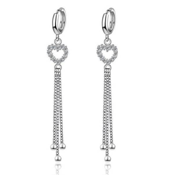 Wiszące kolczyki damskie R66 9