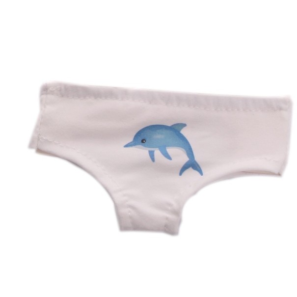 Witte onderbroek voor de pop 5