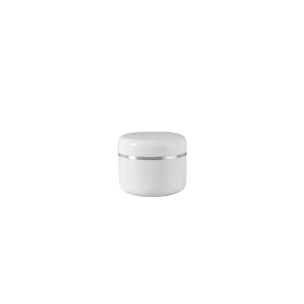 Witte plastic pot voor crème 30 g plastic cosmetische doos witte container voor crème balsem zalf cosmetische verpakking 1