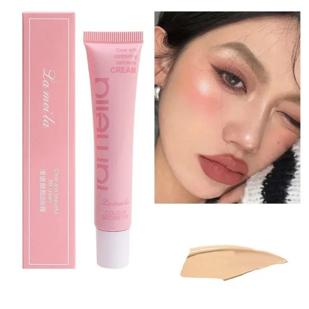 Wodoodporny matowy krem BB nawilżający płyn skarb makijaż długotrwały korektor kryjący skazy krem ujednolicający skórę 15ml Natural