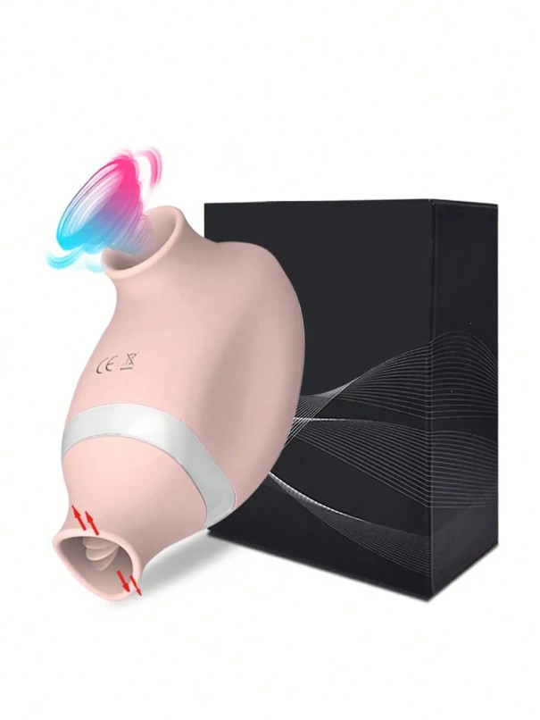 Womanizer de silicone para mulheres 8,5 x 4 cm, carregamento USB, 10 modos de estimulação, embalagem discreta rosa