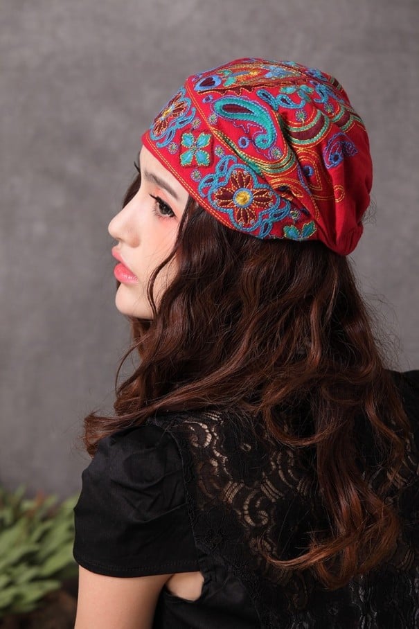 Women's Autumn Hat red