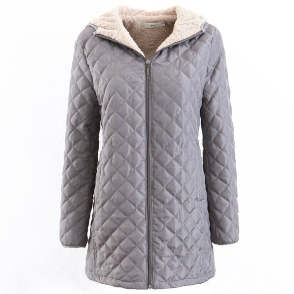 Women's Autumn Jacket A1881 grey XXS