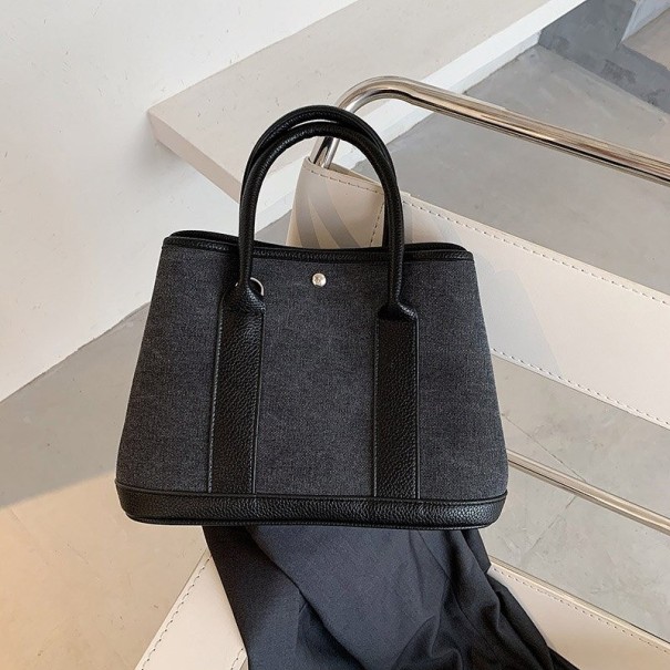 Women's Canvas Bag M1818 black