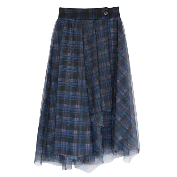 Women's Checked Skirt A1589 M