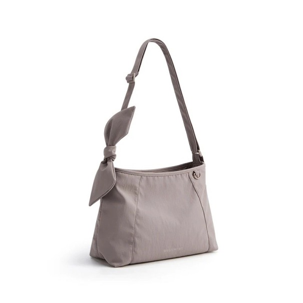 Women's Crossbody Shoulder Bag with Adjustable Strap 33.5 x 25 x 13.5 cm Waterproof Polyester for Travelling and Commuting beige
