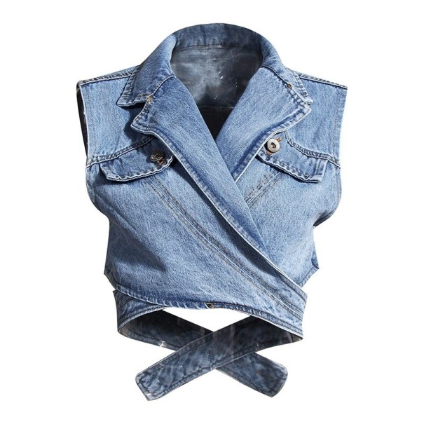 Women's Denim Top P1591 XL