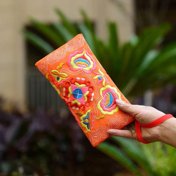 Women's Ethno Wallet M305 orange