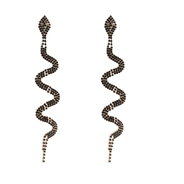 Women's Hanging Snake Earrings G1394 2