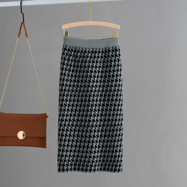 Women's Knitted Skirt with Pattern 5