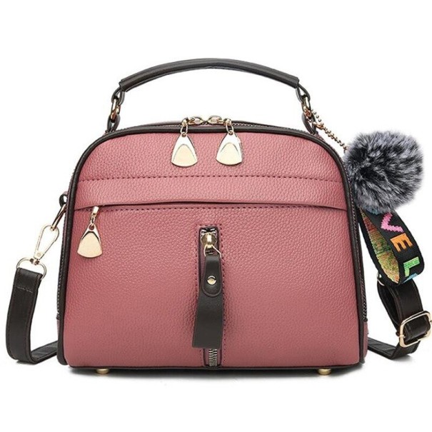 Women's Leather Handbag M831 old rose