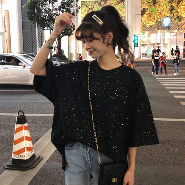 Women's Oversized T-Shirt with Print S 13