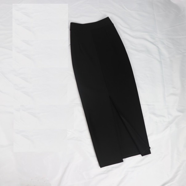 Women's Pencil Skirt with Slit black
