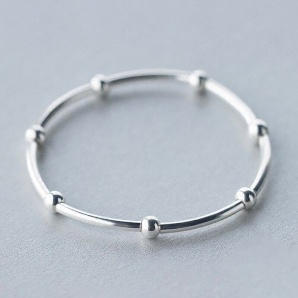 Women's Rigid Bracelet with Beads 1