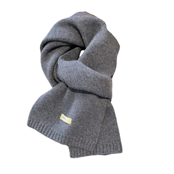 Women's Scarf 20 x 160 cm Wool Cashmere Plain Warm Soft Fashion Accessory Elegant Winter Scarf for Everyday Wear Comfortable Quality Craftsmanship dark grey