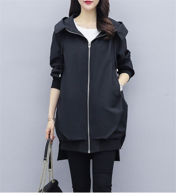 Women's Spring/Autumn Jacket A1882 black L