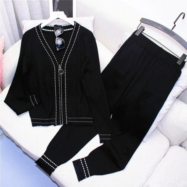 Women's Sweater and Trousers B1210 black