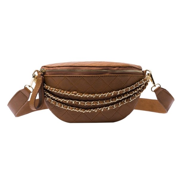 Women's Waist Bag T848 brown