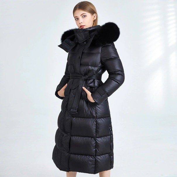 Women's Winter Down Jacket P2334 black XL