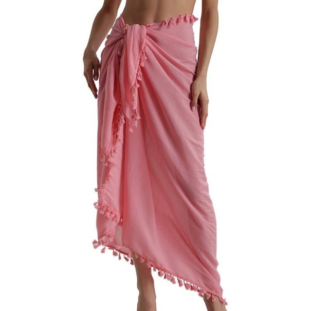 Women's Wrap Skirt P737 pink