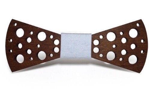 Wooden Carved Bow Tie 3