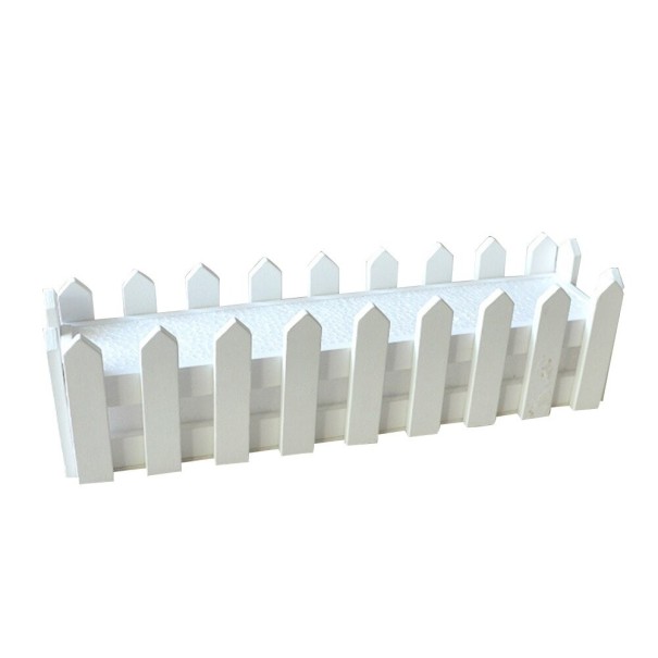 Wooden Flower Pot Fence L