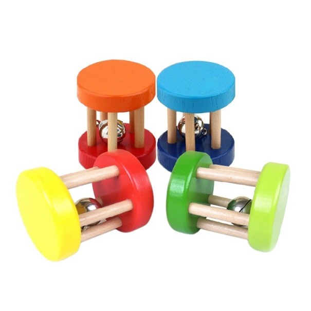 Wooden Rattle with Bell 1