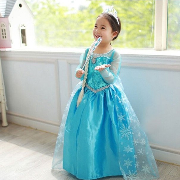 Wunderschönes Mädchenkleid - Blau 9