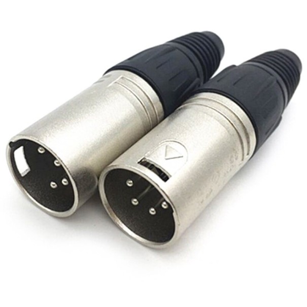 XLR 4-bens han/hun-stik 1