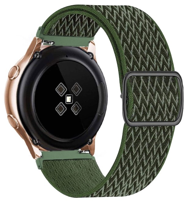 Yleiskäyttöinen nailonranneke 22 mm armeijanvihreä