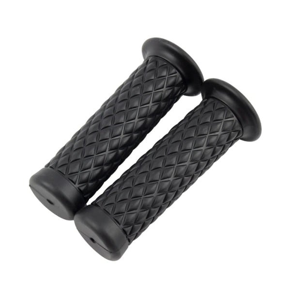 Yleiskäyttöinen ohjaustangon kahva 125 x 24 x 34 mm Moto Grips Honda, Suzuki, Yamaha, Kawasaki, skootterit, moottoripyörätarvikkeet, Cafe musta