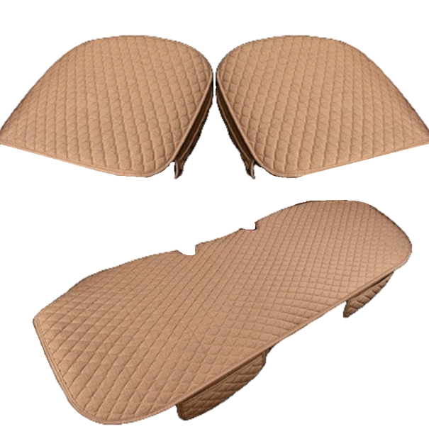 Yleiskäyttöisten auton suojapeitteiden sarja, 3 kpl. Beige