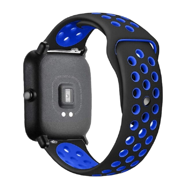 Yleismallinen silikoniranneke 22 mm T888 sininen