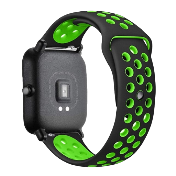 Yleismallinen silikoniranneke 22 mm T888 vihreä