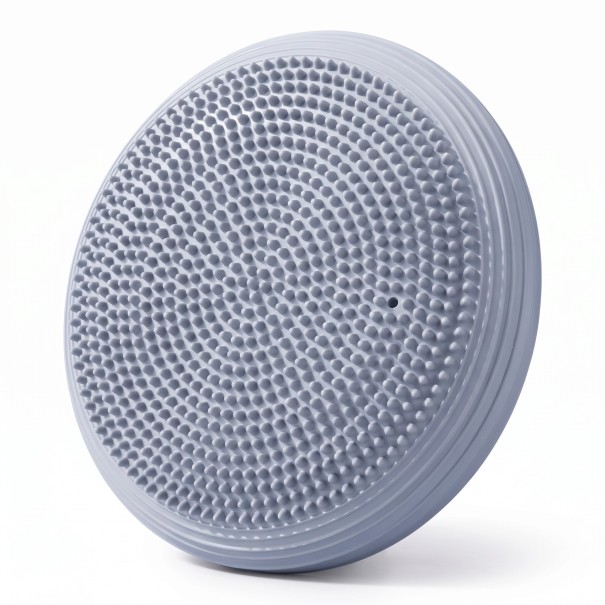 Yoga Balance Cushion 34 x 4.5 cm with Massage Protrusions and Circular Grooves for Balance Training, Pilates and Core Strengthening blue