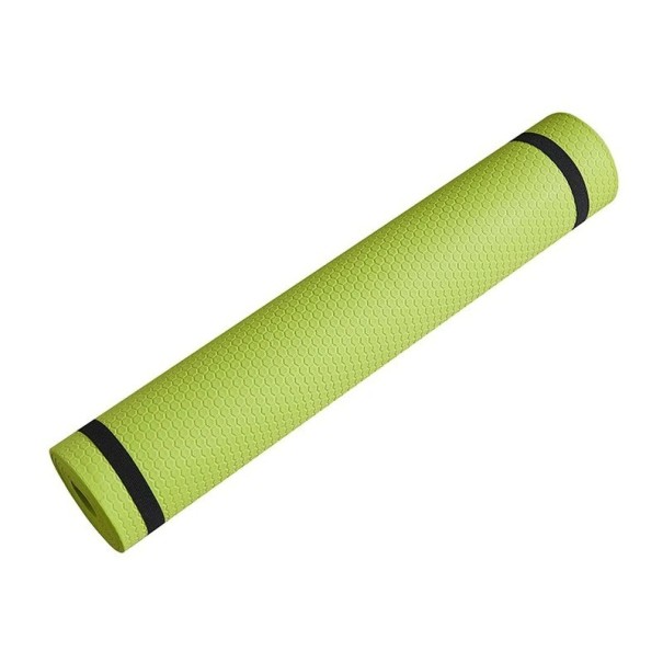 Yogamat 172 x 30 x 0,3 cm lichtgroen