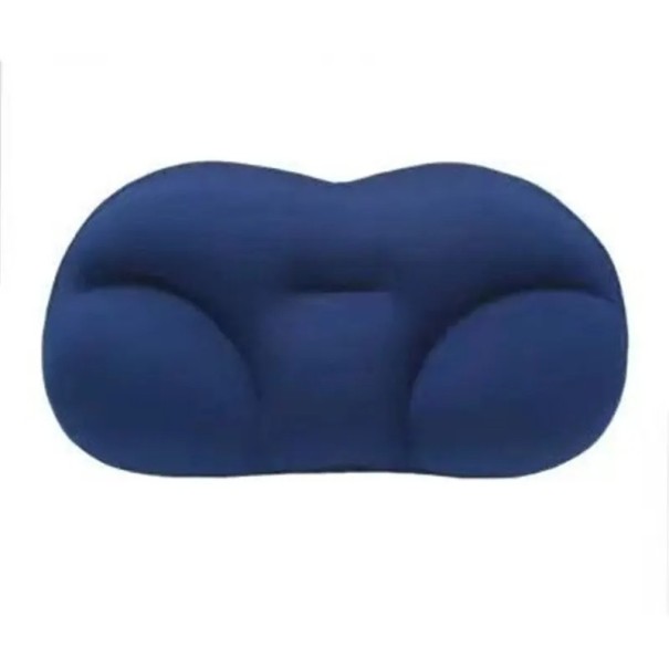 Zacht ergonomisch kussen in de vorm van een wolk, traagschuim, ontspannende hoofdsteun, decoratief designkussen, slaaprust, 40x25x10 cm blauw