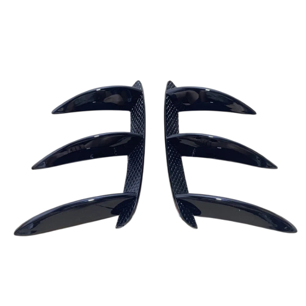 Zadní spoiler nárazníku lesklý černý dekorativní kryt výdechů vzduchu pro úpravu vzhledu karoserie auta tuning doplněk 1